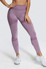 Load image into Gallery viewer, Mauve Purple Booty Pop Seamless Leggings