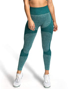 Load image into Gallery viewer, Forest Green Booty Pop Seamless Leggings