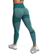 Load image into Gallery viewer, Forest Green Booty Pop Seamless Leggings