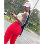 Load image into Gallery viewer, Red Booty Scrunch Leggings