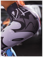 Load image into Gallery viewer, Letter Print Sports Leggings
